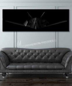 F-117 Jet Black Lithos