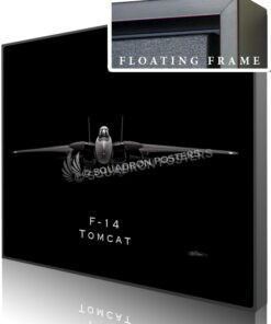 F-14 Tomcat Jetblack SP01039-featured-canvas-framed-aircraft-lithograph-print
