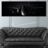 F-15E Jet Black Super Wide Canvas Print F-15E Jet Black Super Wide Canvas Print