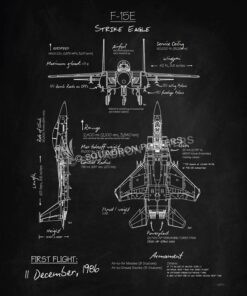 F-15E Blackboard Art