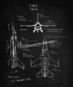 F-16c_Falcon_Blackboard_SP00912-featured-aircraft-lithograph-vintage-airplane-poster-art