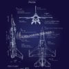 F-16c_Falcon_Blueprint_SP00913-featured-aircraft-lithograph-vintage-airplane-poster-art