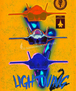 F-35 Lightning Retro Schwoopenhauser Art