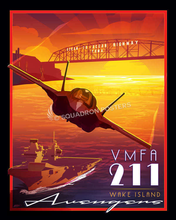 F-35-VMFA-211-featured-aircraft-lithograph-vintage-airplane-poster