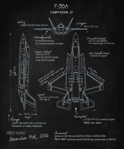 F-35A Blackboard Art
