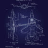 F-35B Lightning II Blueprint Art F-35B Lightning II Blueprint Art