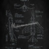 F-4 Phantom Blackboard Art