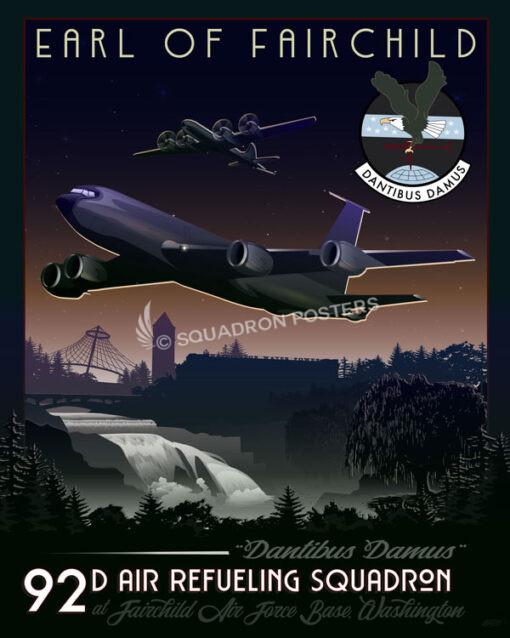 Fairchild AFB 92d ARS Squadron Posters