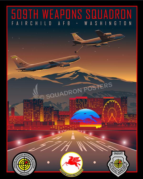 Fairchild AFB Washington 509th WPS Art
