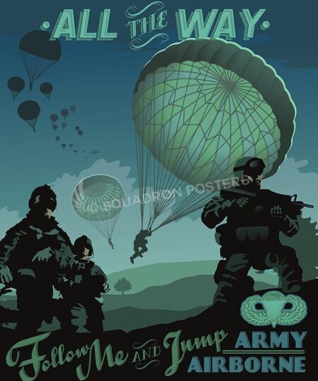 Army Airborne Poster Art by - Squadron Posters!