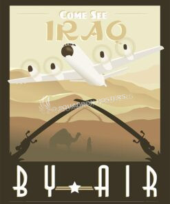 P-3 Orion come-see-iraq-by-air-p-3-orion-military-aviation-poster-art-print-gift