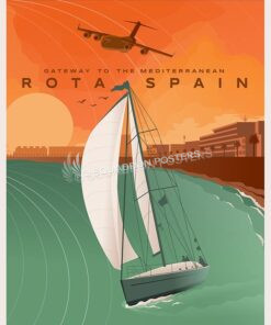 Naval Station Rota Spain - C-17 rota-spain-c-17-military-aviation-art-print