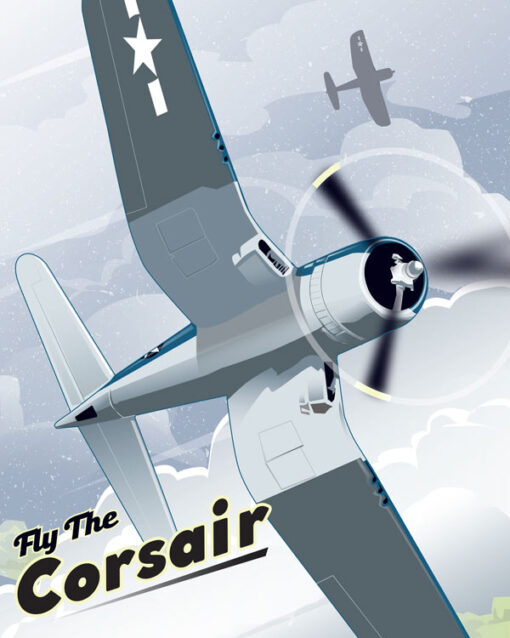 Fly The P-4 Corsair art