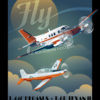 Fly T-44C and T-6B military aviation art by - Squadron Posters!