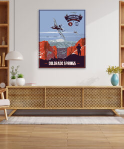 Fort Carson 13th Air Support Operations Squadron vintage style military aviation canvas art by - Squadron Posters!