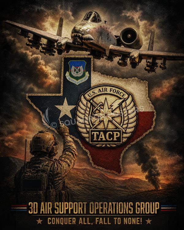 Fort Hood A-10 3d ASOG Art
