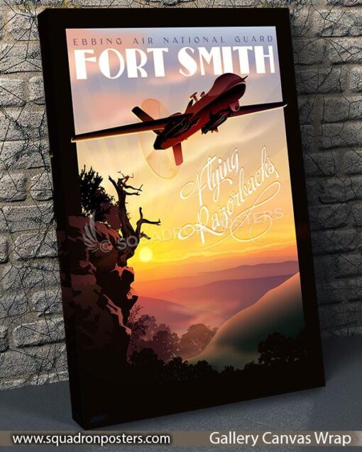 Flying Razorback Logos Ft Smith Ebbing ANG Flying Razorbacks - Squadron Posters