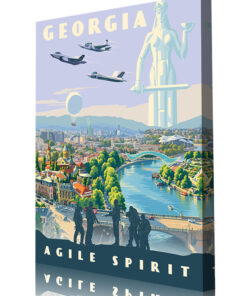 Georgia NATO Agile Spirit F-35 Georgia SU-25 Turkish TAI KAAN Art