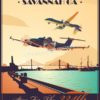 Hunter Army Airfield georgia_emarss_mq-1_224_mi_bn_sp01215-featured-aircraft-lithograph-vintage-airplane-poster-art