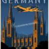 1st Military Intelligence Battalion RC-12 Germany art by - Squadron Posters!