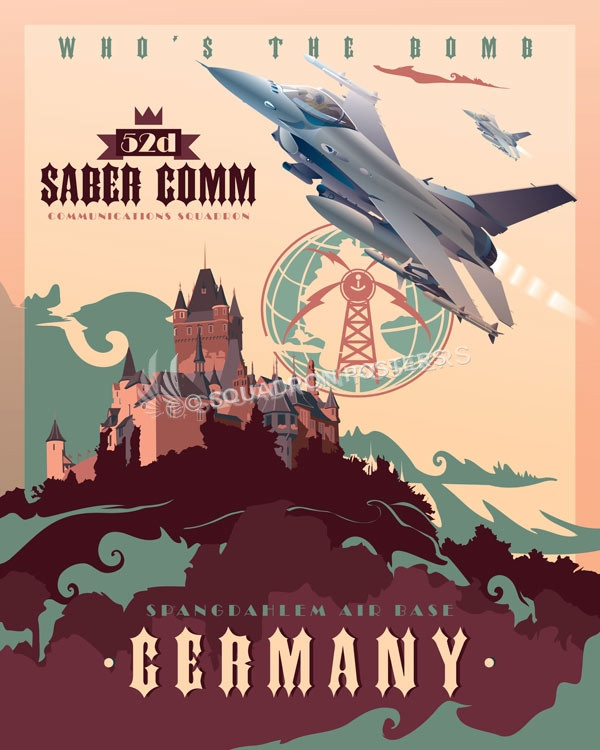 Germany_F-16_52d_comm_sq_SP01075-featured-aircraft-lithograph-vintage-airplane-poster-art