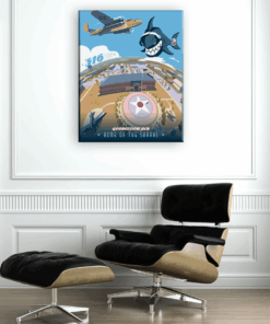 Goodfellow AFB 316th Training squadron vintage style military aviation canvas travel poster by Squadron Posters sp01172