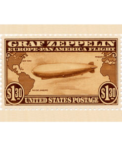 Graf Zeppelin Stamp Poster Art