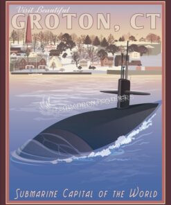 Groton_CT_Sub_SP00922-featured-sub-lithograph-vintage-naval-poster-art