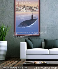Groton_CT_Sub_SP00922-squadron-posters-vintage-canvas-wrap-naval-prints