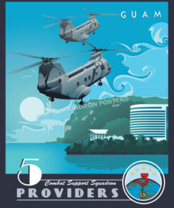 Guam-AB-CH-46-HC-5-aircraft-vintage-airplane-poster-art