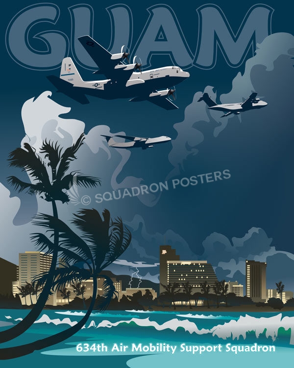 Guam__C-130_634th_AMSS_16x20_FINAL_ModifyMS_SP01640Mfeatured-aircraft-lithograph-vintage-airplane-poster