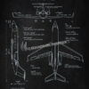 G-3 Gulfstream III Blackboard Art G-3 Gulfstream III Blackboard Art