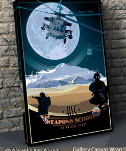 HSC Weapon School Pacific MH-60 SP00730 vintage-travel-poster-aviation-squadron-print-poster-art