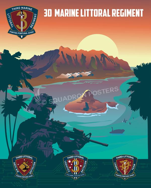 Hawaii 3D MLR - Squadron Posters