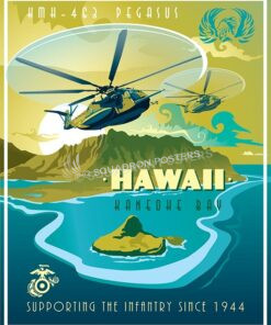 Hawaii CH-53E HSM-463 SP00512 military-aviation-poster-print-gift