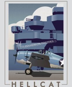 F6F Hellcat On Flight Deck