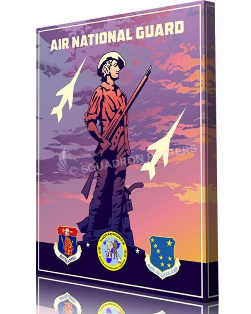 Hickam Guam Alaska Air National Guard PACAF Art - Squadron Posters