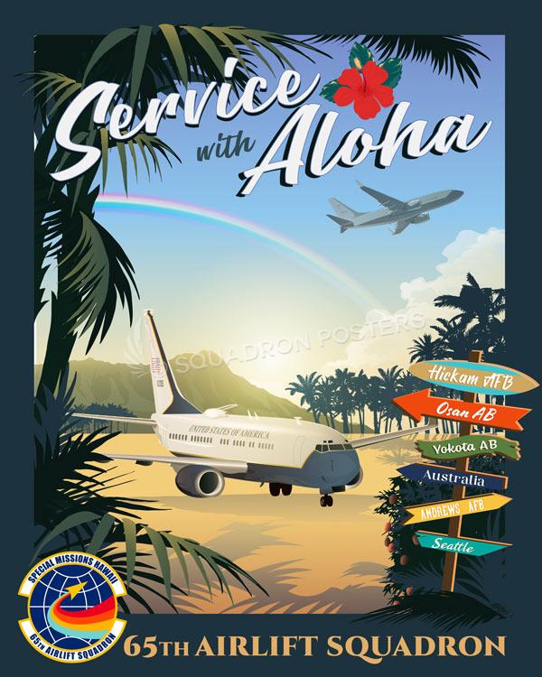 Hickam AFB 65th AS Art