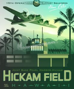 Hickam_Field_15th_oss_SP00748_featured-aircraft-lithograph-vintage-airplane-poster-art