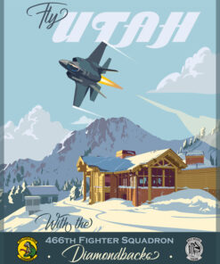 Hill AFB 466th Fighter Squadron Art
