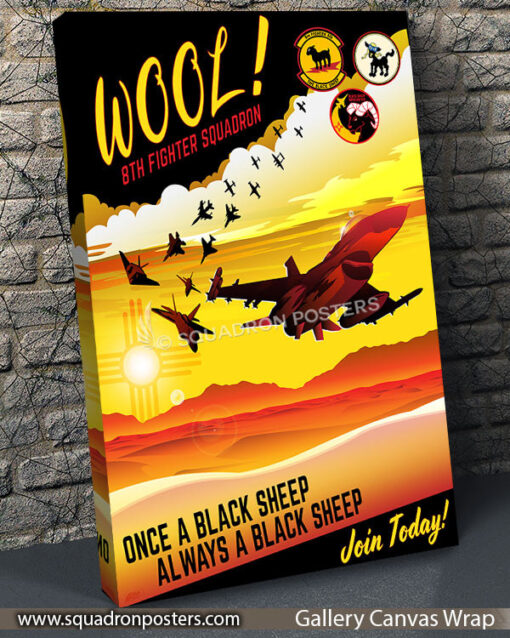 Holloman AFB 8th Fighter Squadron - Squadron Posters