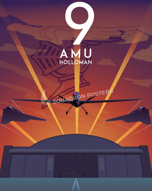Holloman AFB 9th Air Maintenance Unit Squadron Posters