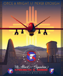 Holloman AFB 9th ATKS art by - Squadron Posters!