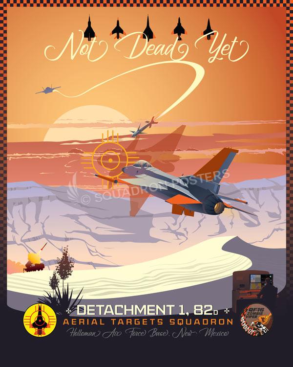 Holloman AFB New Mexico 82d ATS canvas art