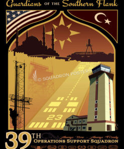 ncirlik AB 39th OSS aviation art by - Squadron Posters!