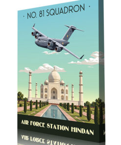 India Air Force Station Hindan C-17 NO 81 Squadron Art