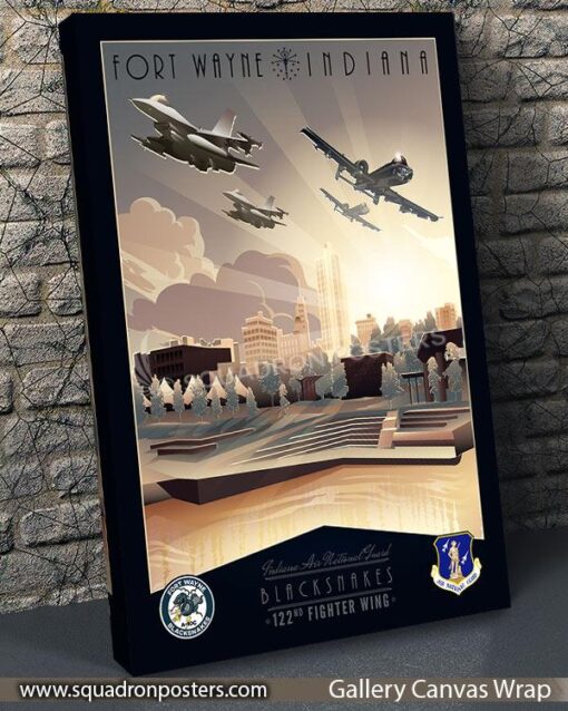 Indiana ANG 122nd FW - Squadron Posters