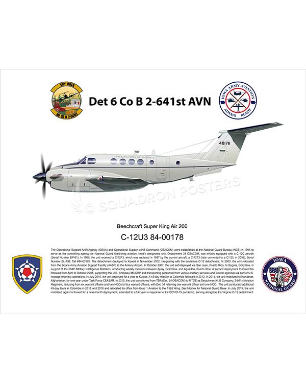 Iowa Air National Guard Det 6 Co B 2-641st AVN Art by Squadron Posters!