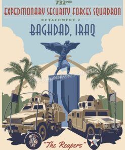 Iraq Convoy 732d 16x20 SP00500-vintage-military-aviation-travel-poster-art-print-gift