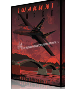 Iwakuni FA18D VMFA(AW)242 SP00687 canvas-vintage-retro-print